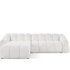 Narożna Sofa Modułowa Tapicerowana Arand Line SZL+SP4 - Nowoczesny Pikowany Narożnik Z Szezlongiem