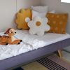 Łóżko Dziecięce Sofa Legs Texti - Minimalistyczne Tapicerowane Łóżko Rosnące Przypodłogowe Na Nóżkach