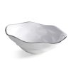Misa dekoracyjna Boni biała 30 X 19 X 9 CM – do nowoczesnych wnętrz