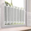 Firana gotowa Hestia na szelkach biała 150 X 70 CM – z elegancką koronką