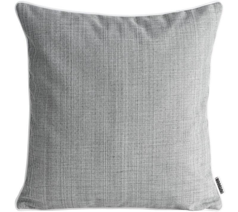 Poszewka dekoracyjna GARDEN3 srebrna 45 X 45 CM – na taras i do salonu