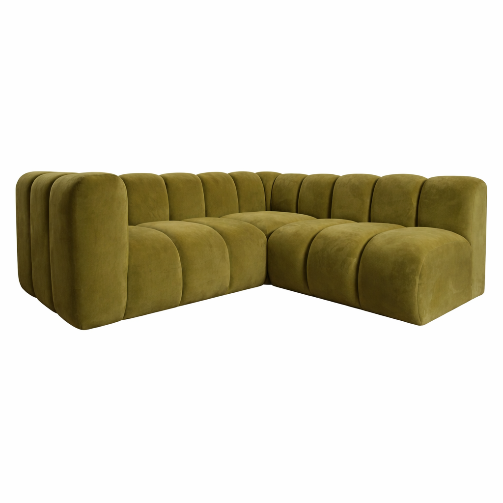 Sofa narożna modułowa tapicerowana Arand SL+RK+S