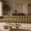 Nowoczesna sofa modułowa tapicerowana Arand SL+S+S+SP