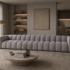 Nowoczesna sofa modułowa tapicerowana Arand SL+S+S+SP