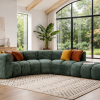 Nowoczesna sofa narożna modułowa tapicerowana Arand RL+R+P