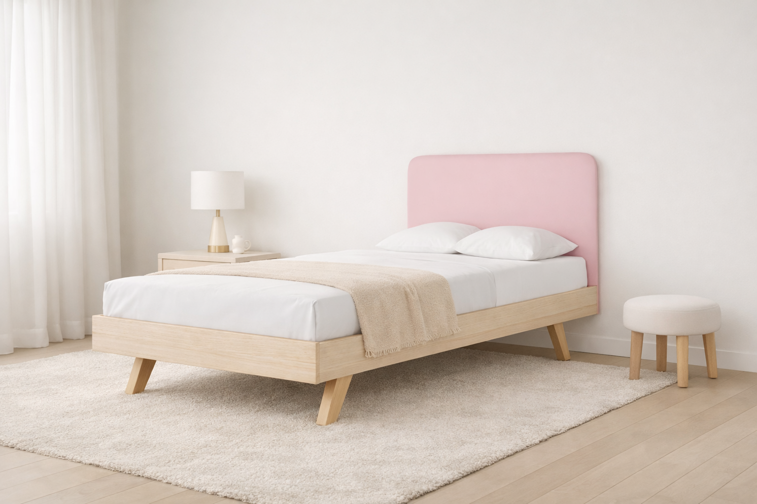 Rosnące Łóżko Dziecięce Redu Kids Legs Basic - Elegancja Prostota i Funkcjonalność