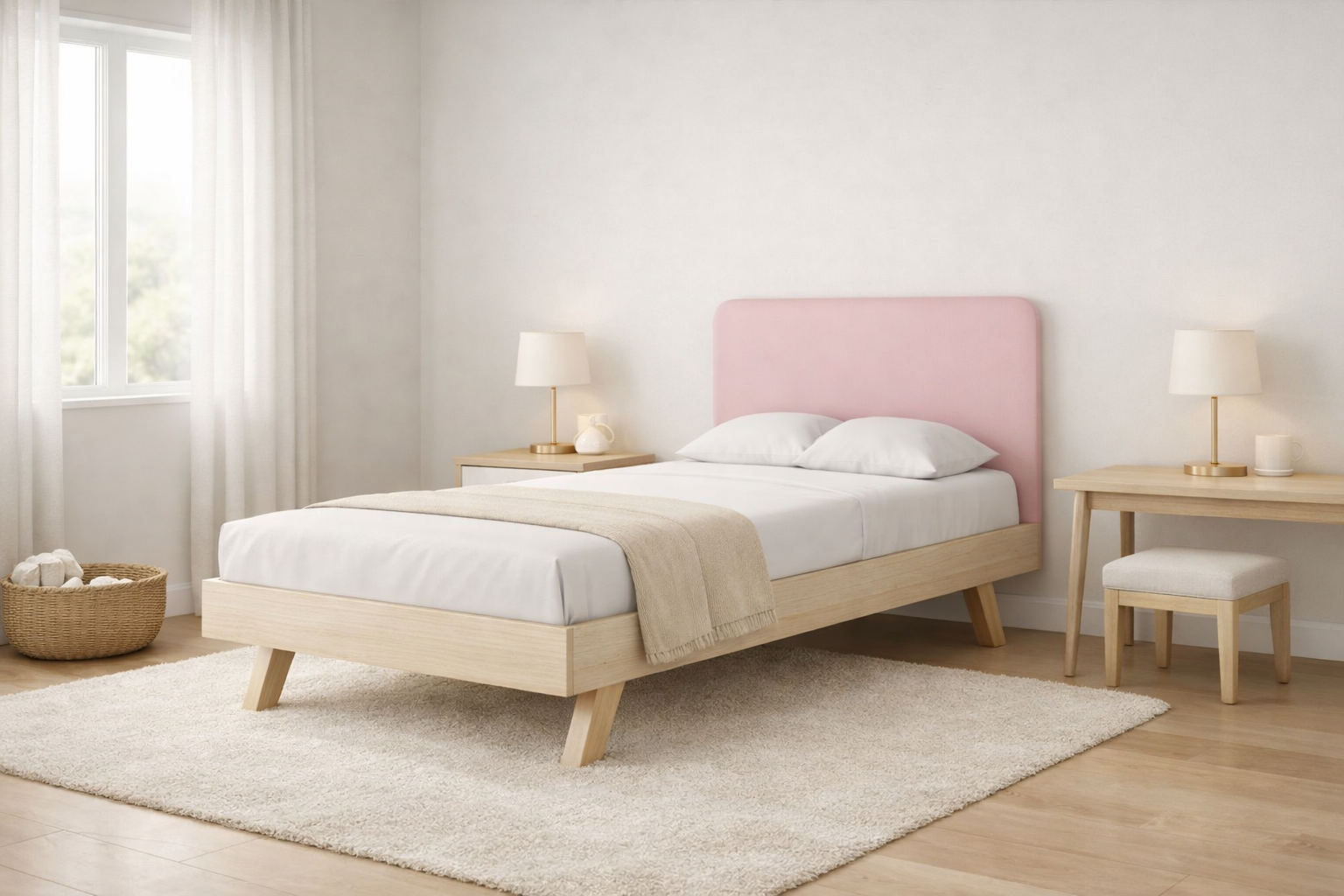 Rosnące Łóżko Dziecięce Redu Kids Legs Basic - Elegancja Prostota i Funkcjonalność