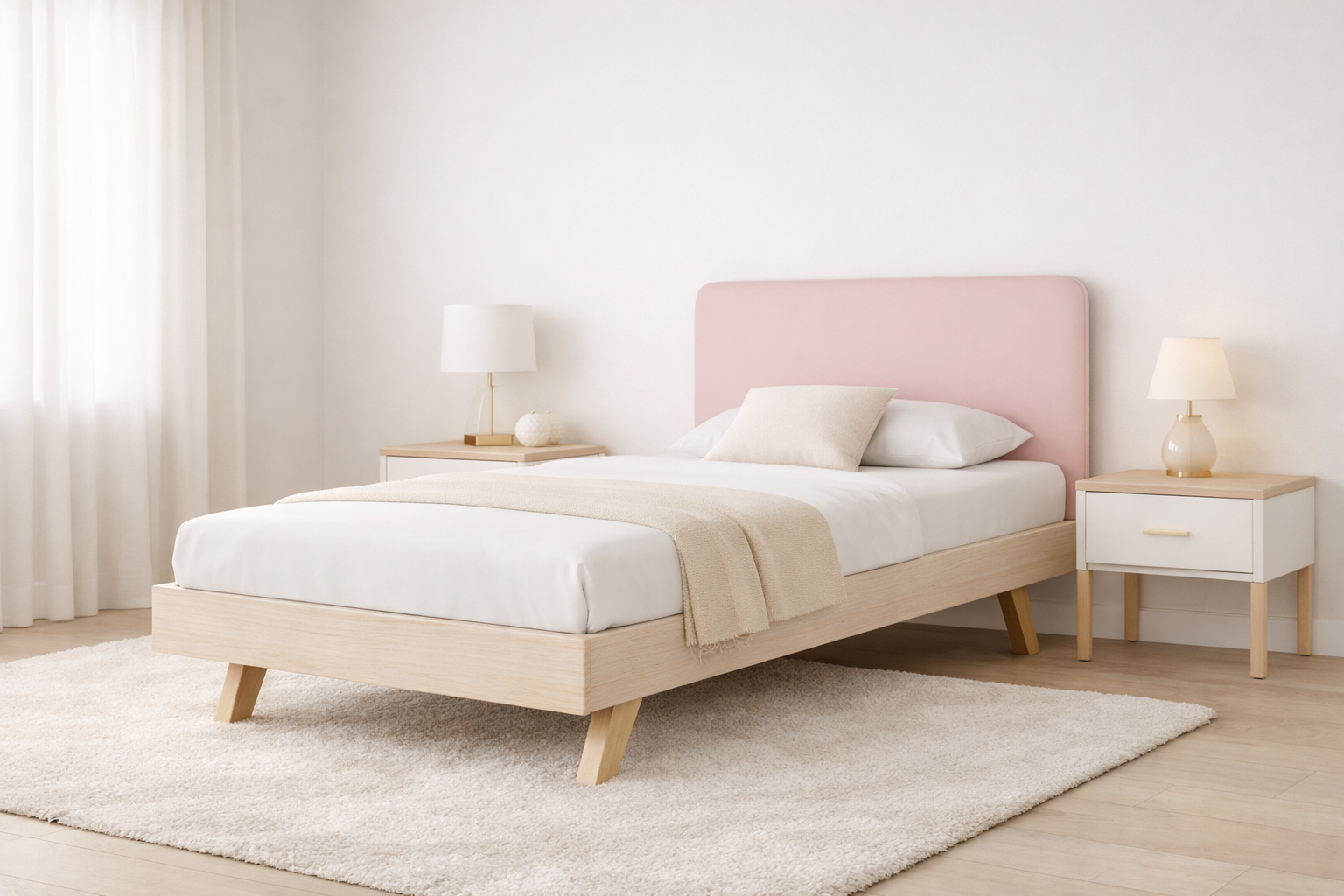 Rosnące Łóżko Dziecięce Redu Kids Legs Basic - Elegancja Prostota i Funkcjonalność