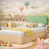 Łóżko Dziecięce Stitch Jodełka Box Basic - Elegancki Design i Praktyczny Schowek