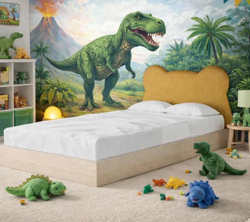 Rosnące Łóżko Dziecięce Miś Teddy Legs Basic - Przytulny Design i Funkcjonalność na Lata