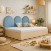 Łóżko Dziecięce Sofa Box Basic - Funkcja Sofy z Panelami i Praktycznym Pojemnikiem