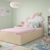 Łóżko Dziecięce Unicorn Box Basic - Łóżko Z Pojemnikiem I Zagłówkiem W Kształcie Jednorożca