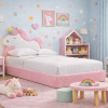 Łóżko Dziecięce Unicorn Legs Texti - Rosnące Łóżko Z Tapicerowaną Ramą I Motywem Jednorożca