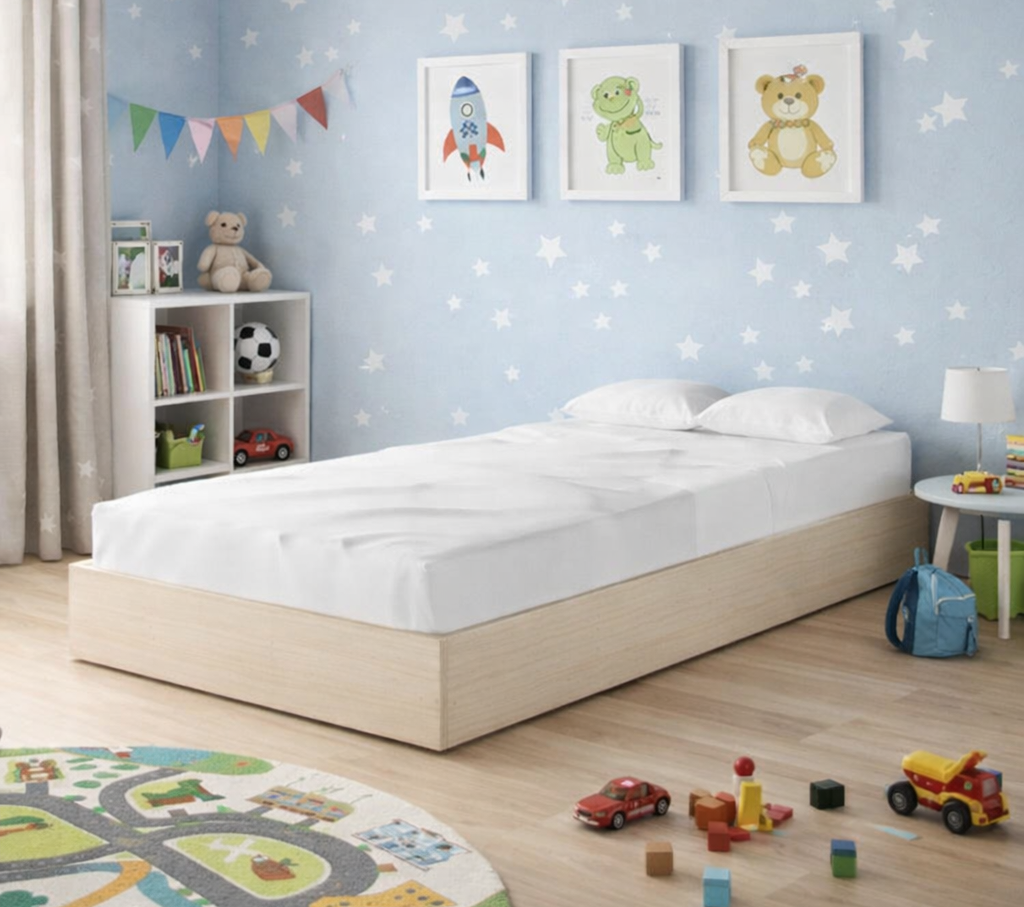 Łóżko Dziecięce Sofa Legs Basic - Minimalistyczne Łóżko Rosnące Przypodłogowe Na Nóżkach