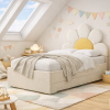 Łóżko Dziecięce Double Bed Daisy Stokrotka - Podwójne Łóżko Tapicerowane Z Szufladą Spania