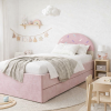 Łóżko Dziecięce Confetti Double Bed - Podwójne Łóżko Tapicerowane Z Wysuwaną Szufladą