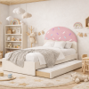 Łóżko Dziecięce Confetti Double Bed - Podwójne Łóżko Tapicerowane Z Wysuwaną Szufladą
