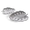 Patera ceramiczna KARLO (01) srebrna 25 X 19 X 4 CM – do biżuterii i dekoracji