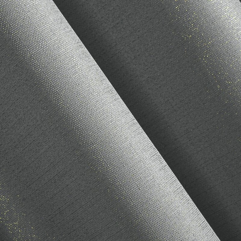 Zasłona gotowa Kira szara 140 X 250 cm – z delikatnym nadrukiem
