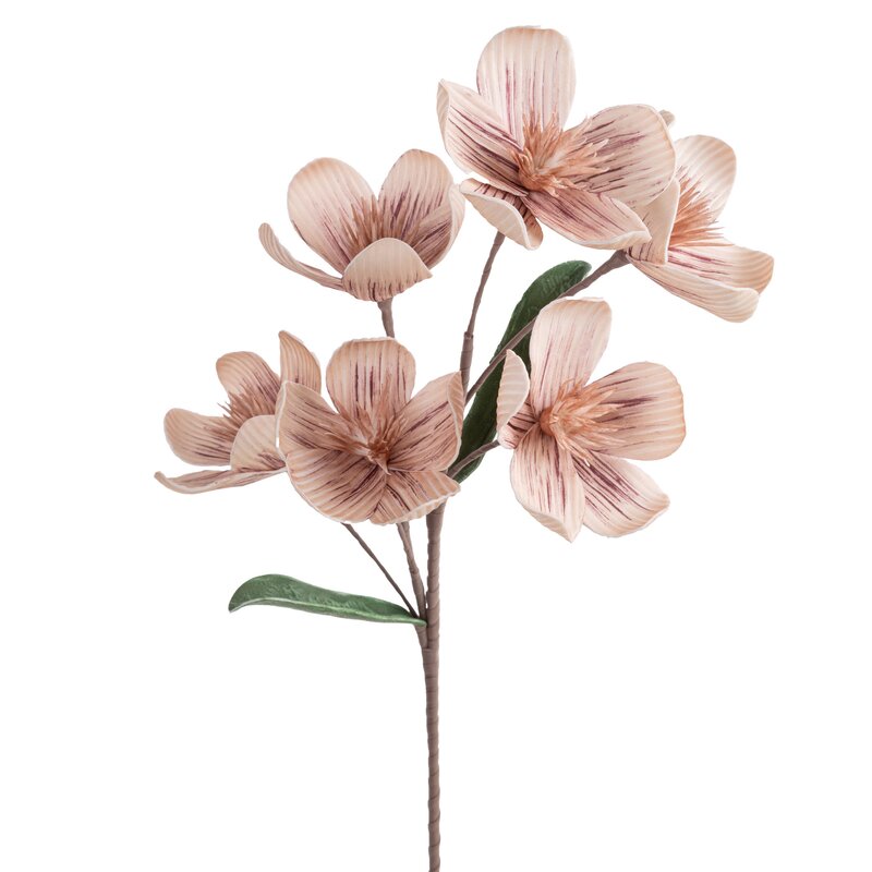 Kwiat dekoracyjny Flore beżowy O 15 X 70 CM – naturalny urok do wnętrz