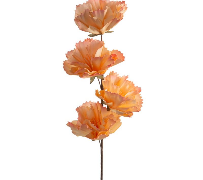 Kwiat dekoracyjny Flore jasnopomarańczowy O 10 X 70 CM – rozjaśnia wnętrze