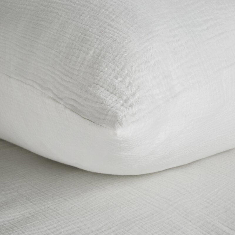KOMPLET POŚCIELI MUSLIN 160 X 200 CM BIAŁY