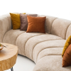 Nowoczesna sofa narożna modułowa tapicerowana Arand RL+R+P