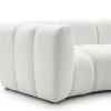 Półokrągła sofa modułowa tapicerowana Arand RL+RP
