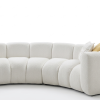 Półokrągła sofa modułowa tapicerowana Arand RL+RP