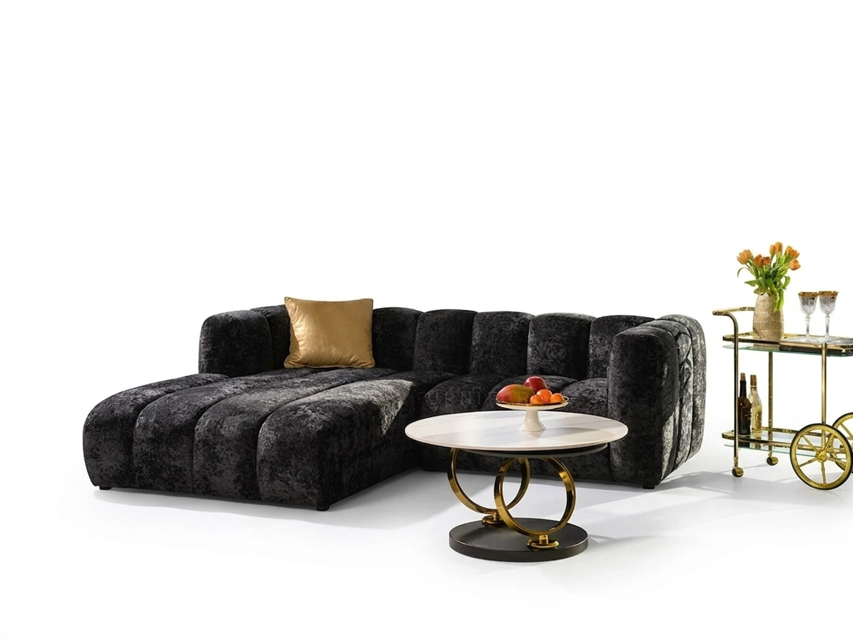 Narożna sofa modułowa tapicerowana Arand SZL+SP