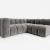Sofa narożna modułowa tapicerowana Arand SL+RK+S