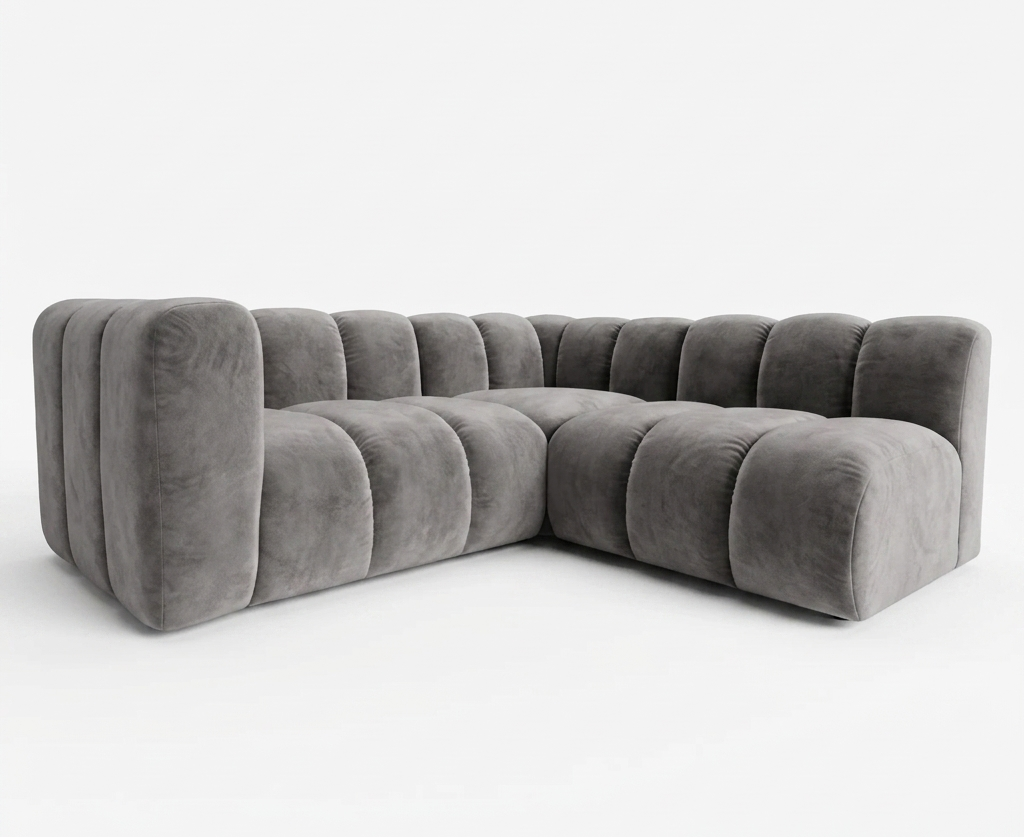 Sofa narożna modułowa tapicerowana Arand SL+RK+S