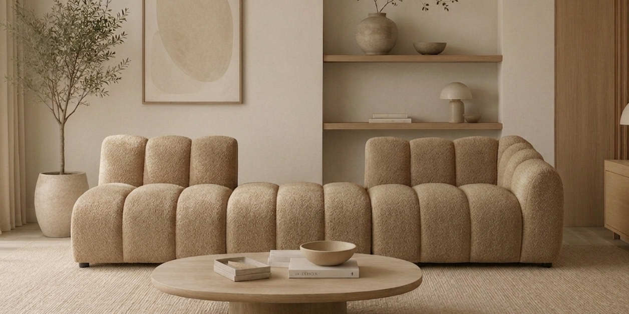 Sofa Modułowa Tapicerowana Arand Line S+P+SP – Duża Trzyelementowa Kanapa Do Salonu