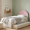Łóżko Dziecięce Confetti Double Bed - Podwójne Łóżko Tapicerowane Z Wysuwaną Szufladą