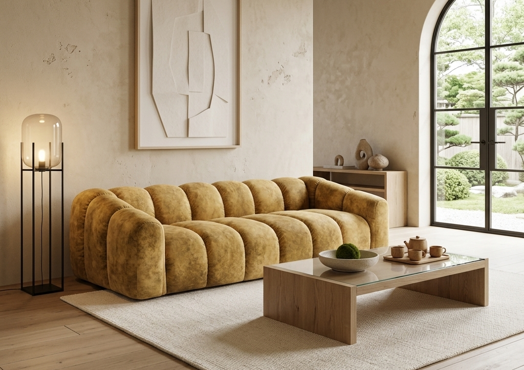 Sofa Modułowa Tapicerowana Arand Line SL+SP - Kompaktowa Kanapa Prosta Do Salonu