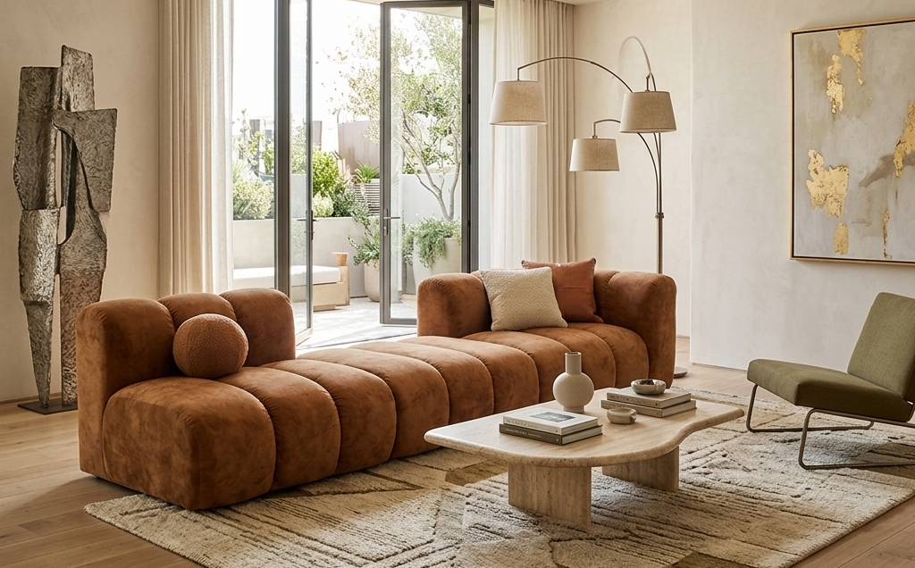 Sofa Modułowa Tapicerowana Arand S+P+SP – Duża Trzyelementowa Kanapa Do Salonu
