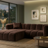 Narożna sofa modułowa tapicerowana Arand SZL+SP