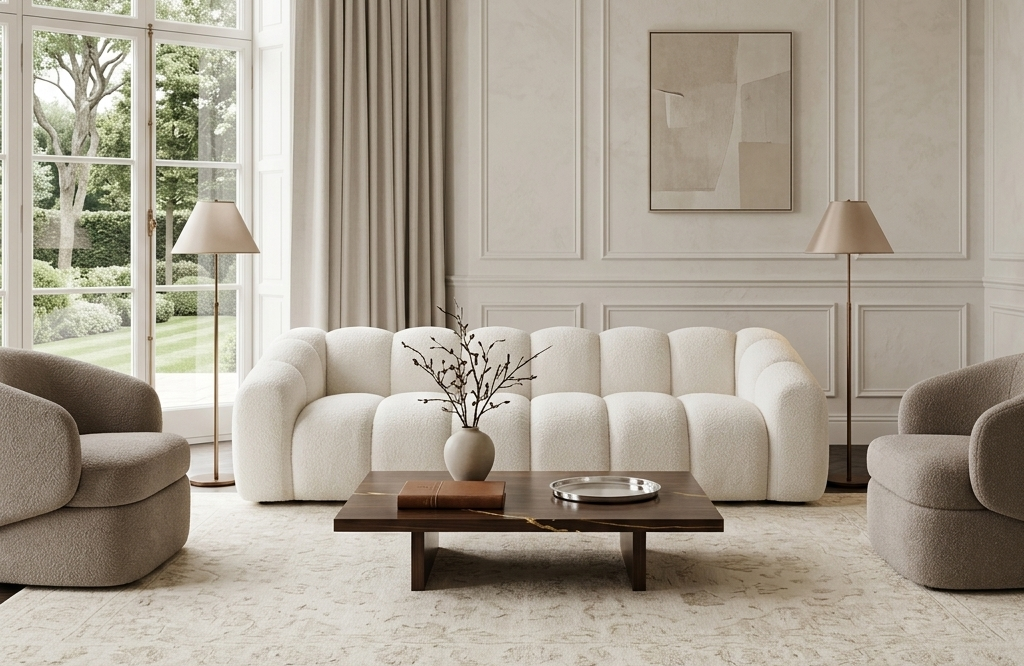 Sofa Modułowa Tapicerowana Arand Line SL+SP - Kompaktowa Kanapa Prosta Do Salonu