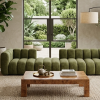 Nowoczesna pikowana sofa modułowa tapicerowana Arand SL+P+S+SP