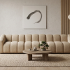 Sofa Tapicerowana Modułowa Arand Line SL+P+S+SP - Duża Kanapa 410 cm z Komfortowym Podłokietnikiem