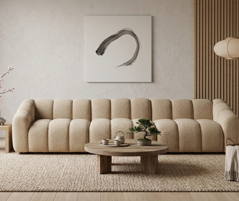Sofa Pikowana Modułowa Tapicerowana Arand Line SL+S+SP - Duża Kanapa Do Salonu