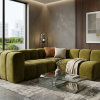 Sofa narożna modułowa tapicerowana Arand SL+RK+S