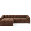 Narożna Sofa Modułowa Tapicerowana Arand Line SZL+SP4 - Nowoczesny Pikowany Narożnik Z Szezlongiem