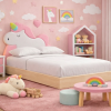 Łóżko Dziecięce Unicorn Legs Basic - Rosnące Łóżko Z Zagłówkiem W Kształcie Jednorożca