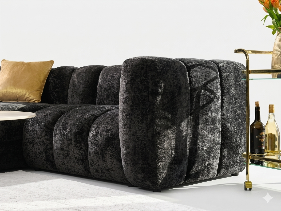 Narożna sofa modułowa tapicerowana Arand SZL+SP