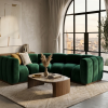 Półokrągła sofa modułowa tapicerowana Arand RL+RP