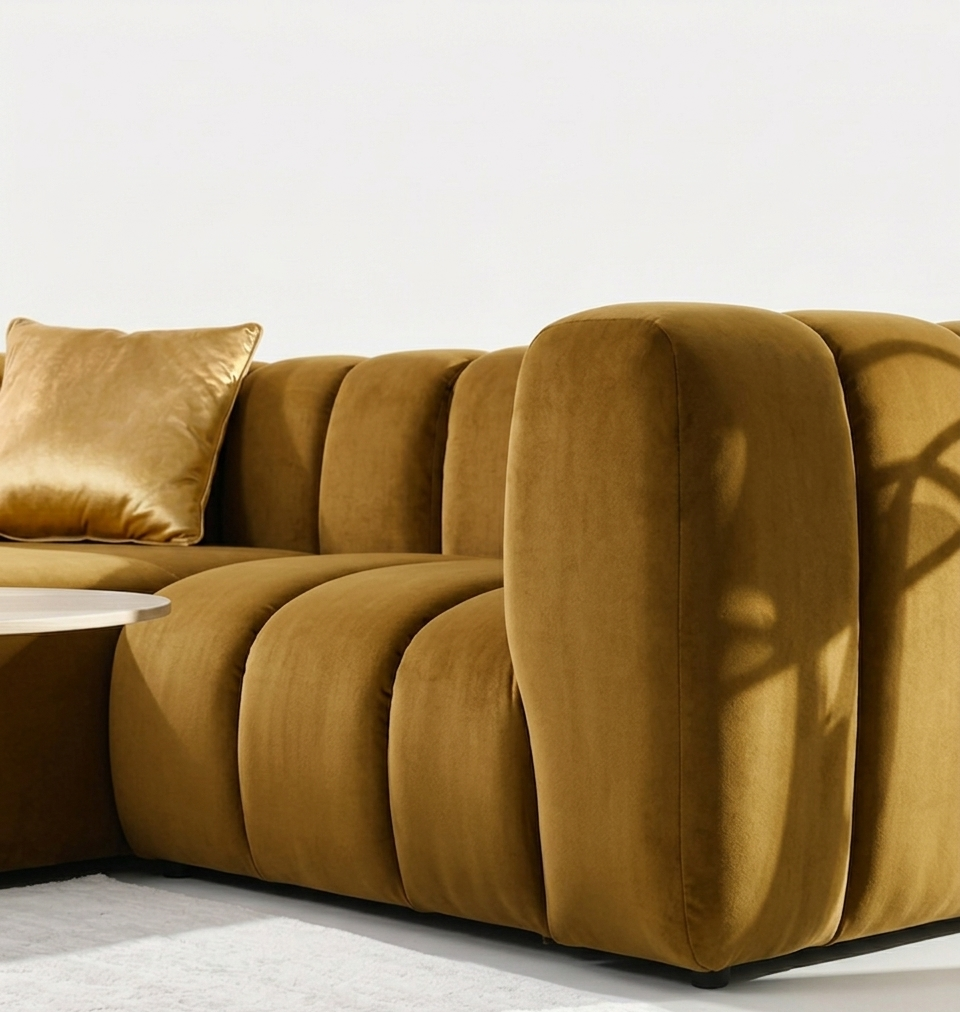 Narożna sofa modułowa tapicerowana Arand SZL+SP