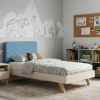 Rosnące Łóżko Dziecięce Stitch Jodełka Legs Basic - Skandynawski Styl