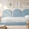 Rosnące Łóżko Dziecięce Sofa Legs Texti – Stylowa Sofa z Tapicerowanymi Panelami