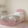 Łóżko Dziecięce Confetti Double Bed - Podwójne Łóżko Tapicerowane Z Wysuwaną Szufladą